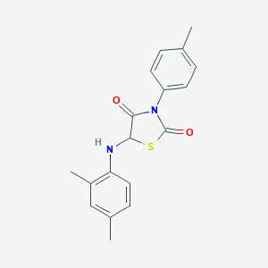 5-(2,4-Dimethylanilino)-3-(4-methylphenyl)-1,3-thiazolidine-2,4-dione