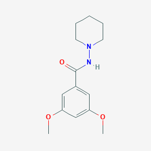 3,5-dimethoxy-N-(1-piperidinyl)benzamide