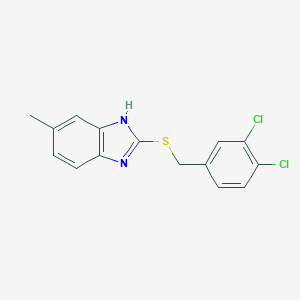 2-[(3,4-dichlorobenzyl)sulfanyl]-5-methyl-1H-benzimidazole