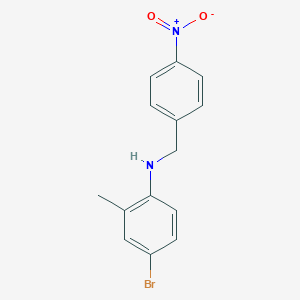 4-bromo-2-methyl-N-(4-nitrobenzyl)aniline