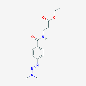 B022698 N-(p-(3,3-Dimethyltriazeno)benzoyl)-beta-alanine ethyl ester CAS No. 102516-73-4