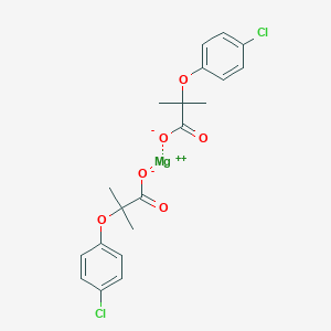 molecular formula C10H11ClO3.1/2Mg B227153 Magnesium clofibrate CAS No. 14613-30-0