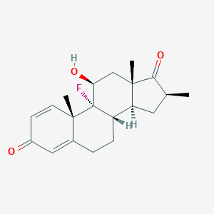 molecular formula C20H25FO3 B022718 9-氟-11β-羟基-16β-甲基雄甾-1,4-二烯-3,17-二酮 CAS No. 3109-01-1