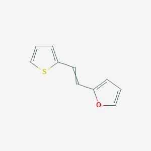 molecular formula C10H8OS B227318 2-[(E)-2-(2-Thienyl)vinyl]furan CAS No. 13640-90-9