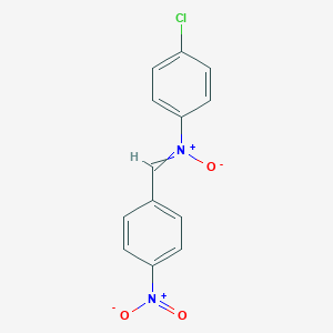 molecular formula C13H9ClN2O3 B022740 N-(4-Nitrobenzylidene)-4-chloroaniline N-oxide CAS No. 19865-63-5