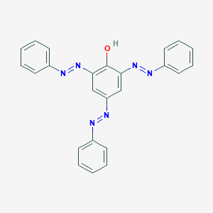 molecular formula C24H18N6O B227404 Phenol, 2,4,6-tris(phenylazo)- CAS No. 13014-91-0