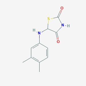 molecular formula C11H12N2O2S B227479 5-(3,4-Dimethylanilino)-1,3-thiazolidine-2,4-dione 