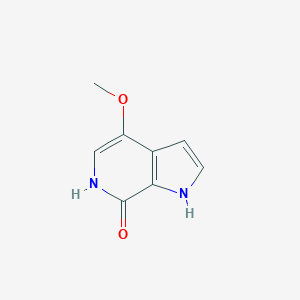 molecular formula C8H8N2O2 B022749 4-甲氧基-1H-吡咯并[2,3-c]吡啶-7(6H)-酮 CAS No. 917918-80-0