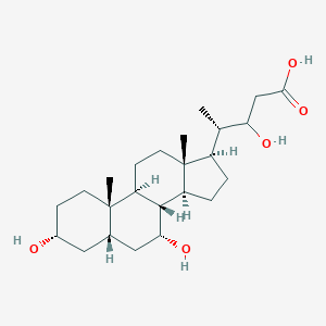 molecular formula C27H36O3 B227539 Hemulcholic acid CAS No. 14959-83-2