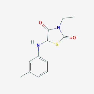 3-Ethyl-5-(3-toluidino)-1,3-thiazolidine-2,4-dione