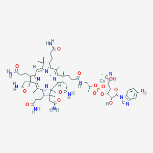 molecular formula C61H84CoN14O15P B227561 5-Hydroxybenzimidazolylcobamid CAS No. 14708-95-3