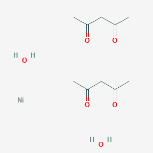 molecular formula C10H20NiO6 B227610 Nickel(II) acetylacetonate X H2O CAS No. 14024-81-8