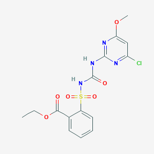 molecular formula C15H15ClN4O6S B022764 乙草胺 CAS No. 90982-32-4