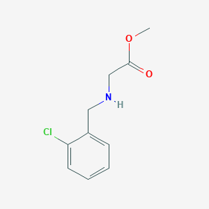 molecular formula C10H12ClNO2 B227699 Methyl [(2-chlorobenzyl)amino]acetate 