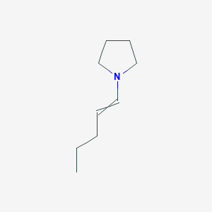 molecular formula FeMnO3- B227720 1-Pent-1-enylpyrrolidine CAS No. 13937-90-1