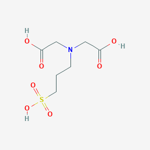 molecular formula C7H13NO7S B022773 N,N-二乙酰基同牛磺酸 CAS No. 134152-15-1