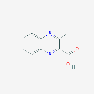 molecular formula C10H8N2O2 B022776 3-甲基喹喔啉-2-羧酸 CAS No. 74003-63-7