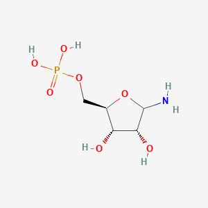 molecular formula C5H12NO7P B227825 Phosphoribosylamine CAS No. 14050-66-9