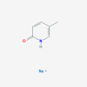 molecular formula C6H7NNaO+ B227833 sodium;5-methyl-1H-pyridin-2-one CAS No. 13472-73-6