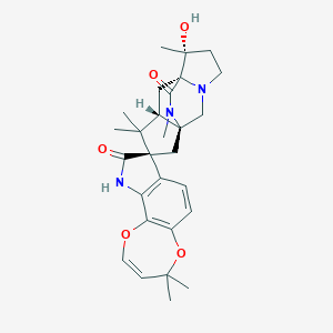 molecular formula C28H35N3O5 B022789 副赫夸胺 CAS No. 77392-58-6