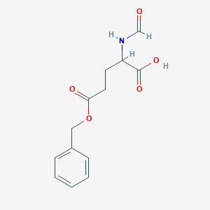 molecular formula C13H15NO5 B227908 Glutamic acid, N-formyl- 