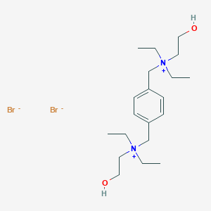 B022792 AMMONIUM, (p-PHENYLENEDIMETHYLENE)BIS(DIETHYL(2-HYDROXYETHYL)-, DIBROMIDE CAS No. 101710-61-6