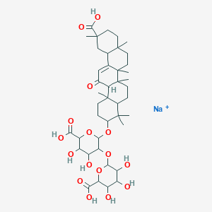 molecular formula C42H62NaO16+ B227933 Glycyrrhizic acid monosodium salt CAS No. 11052-19-0