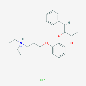 B022802 (Z)-3-(2-(3-(Diethylamino)propoxy)phenoxy)-4-phenyl-3-buten-2-one hydrochloride CAS No. 106064-08-8