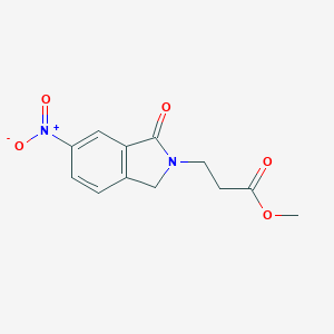 methyl 3-{6-nitro-1-oxo-1,3-dihydro-2H-isoindol-2-yl}propanoate