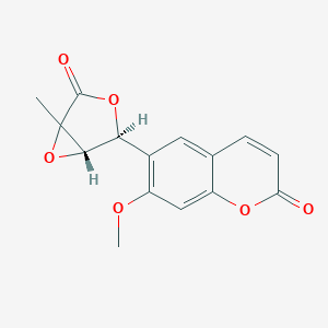 molecular formula C15H12O6 B228078 Micromelin CAS No. 15085-71-9