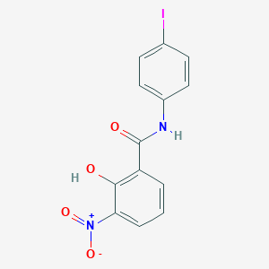 molecular formula C12H14ClN2O3PS B228105 4'-Iodo-3-nitrosalicylanilide CAS No. 10515-48-7