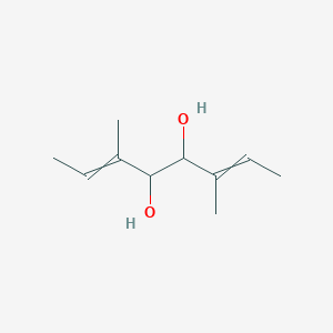 molecular formula C10H18O2 B228140 3,6-Dimethyl-2,6-octadiene-4,5-diol CAS No. 10317-05-2