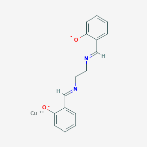 Copper, [[2,2'-[1,2-ethanediylbis[(nitrilo-kappaN)methylidyne]]bis[phenolato-kappaO]](2-)]-, (SP-4-2)-