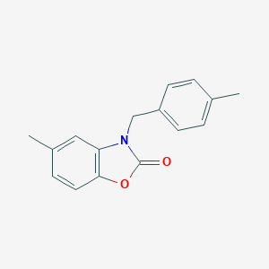 molecular formula C16H15NO2 B228269 5-Methyl-3-(4-methyl-benzyl)-3H-benzooxazol-2-one 