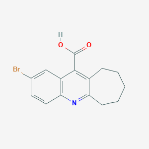 2-bromo-7,8,9,10-tetrahydro-6H-cyclohepta[b]quinoline-11-carboxylic acid