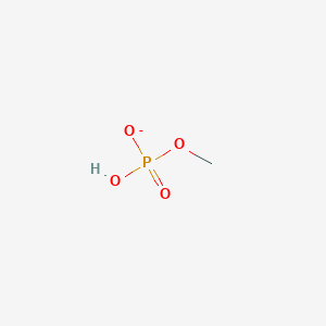 molecular formula C7H13N3O3 B228446 Methyl hydrogen phosphate CAS No. 12789-45-6