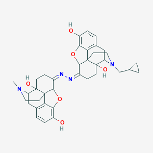 molecular formula C37H42N4O6 B022845 羟吗啡酮-纳曲酮 CAS No. 110320-71-3