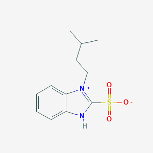 3-(3-methylbutyl)-1H-benzimidazol-3-ium-2-sulfonate