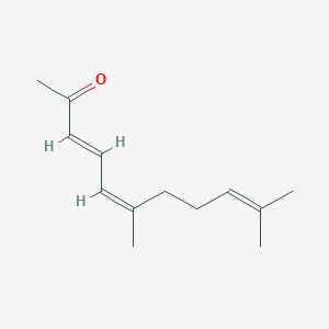 molecular formula C13H20O B228493 3,5,9-Undecatrien-2-one, 6,10-dimethyl-, (E,Z)- CAS No. 13927-47-4