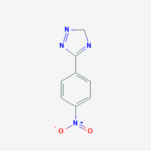 molecular formula C8H6N4O2 B228522 5-{4-nitrophenyl}-3H-1,2,4-triazole 