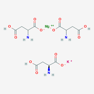 molecular formula C12H18KMgN3O12 B228541 Potassium Aspartate and Magnesium Aspartate CAS No. 14842-81-0