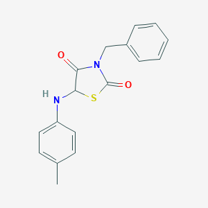 3-Benzyl-5-p-tolylamino-thiazolidine-2,4-dione