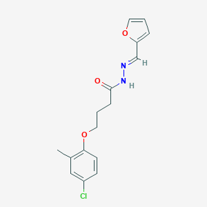 4-(4-chloro-2-methylphenoxy)-N'-(2-furylmethylene)butanohydrazide