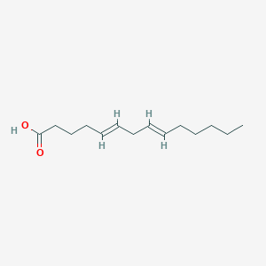 molecular formula C14H24O2 B228603 5,8-十四碳二烯酸 CAS No. 10390-16-6