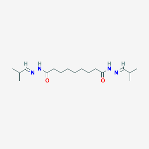 N'~1~,N'~9~-bis(2-methylpropylidene)nonanedihydrazide