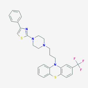 10-{3-[4-(4-Phenyl(1,3-thiazol-2-yl))piperazinyl]propyl}-2-(trifluoromethyl)ph enothiazine