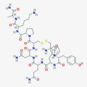 molecular formula C47H67N13O12S2 B228633 9-Alaninamide-lysine vasopressin CAS No. 14945-17-6