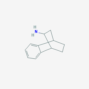 molecular formula C12H15N B228656 1,2,3,4-Tetrahydro-1,4-ethanonaphthalen-2-amine CAS No. 14342-36-0