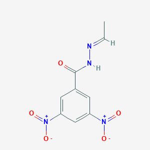 molecular formula C9H8N4O5 B228660 N'-ethylidene-3,5-dinitrobenzohydrazide 