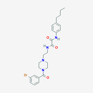 molecular formula C25H31BrN4O3 B228676 N-(2-{4-[(3-bromophenyl)carbonyl]piperazin-1-yl}ethyl)-N'-(4-butylphenyl)ethanediamide 